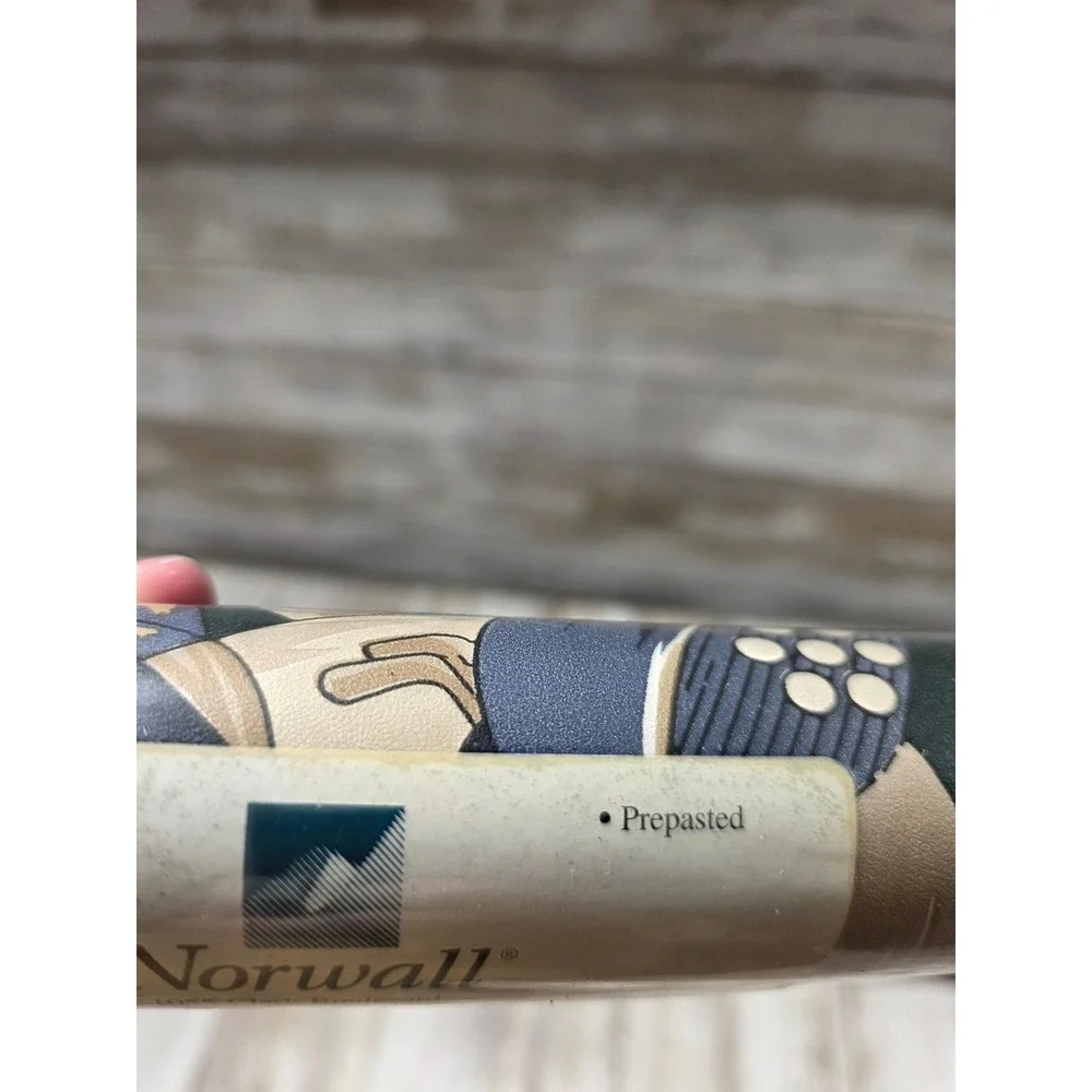 3 Rolls Norwall Golf Wallpaper Border Prepasted 15 yds Total LM72512 Green Navy‎